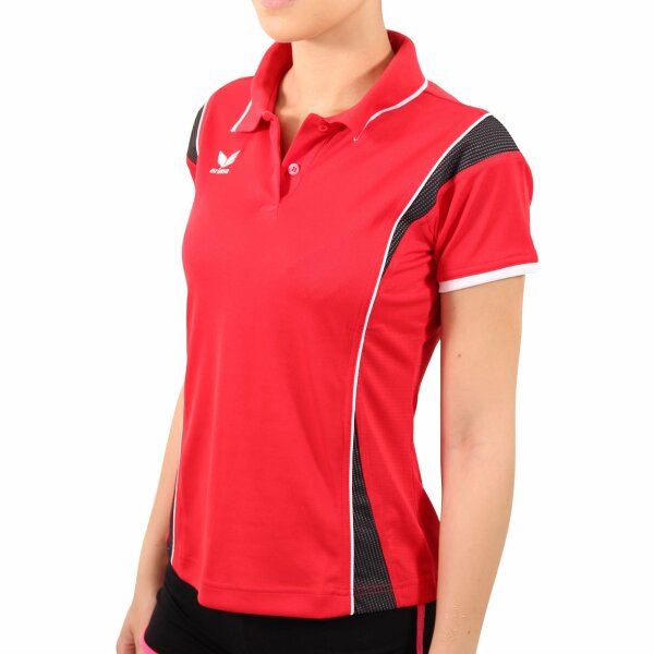 wawiHEROES ERIMA Damen Sport Poloshirt RED in Rot