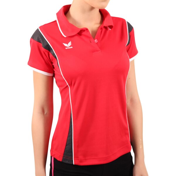 wawiHEROES ERIMA Damen Sport Poloshirt RED in Rot