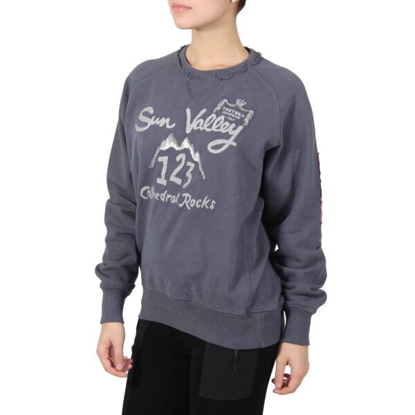 wawiHEROES TORTUGA Damen Sweatshirt CREW in Grau