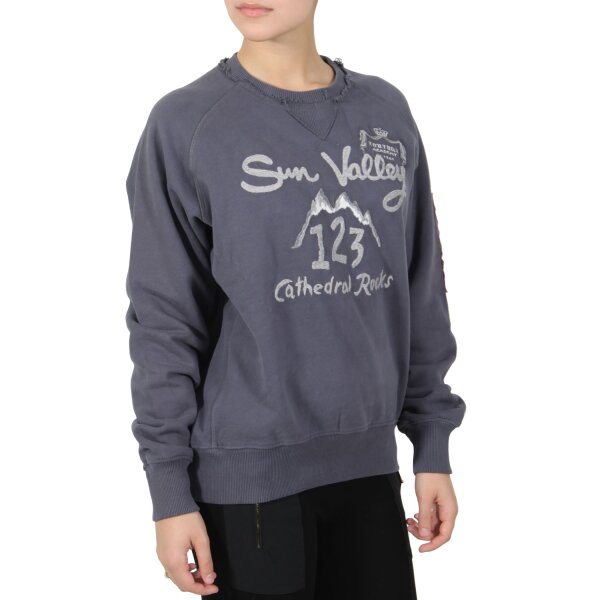 wawiHEROES TORTUGA Damen Sweatshirt CREW in Grau