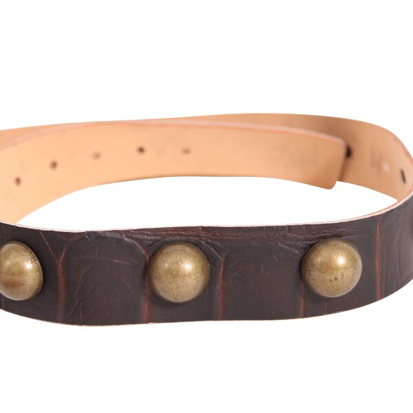 wawiHEROES FORNARINA Damen Ledergürtel CHARITY-COFFE in Braun