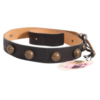 wawiHEROES FORNARINA Damen Ledergürtel CHARITY-Black...