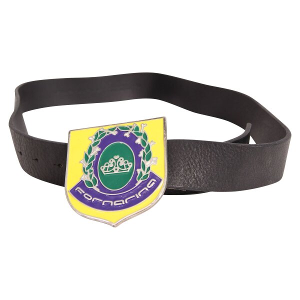 wawiHEROES FORNARINA Damen Ledergürtel AVERY-BLACK in Schwarz