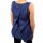 wawiHEROES BLAUER USA Damen Bluse Top CANOTTA in Blau
