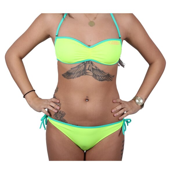 wawiHEROES DIESEL Damen Bikini REGGISENO in Neongelb