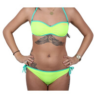 wawiHEROES DIESEL Damen Bikini REGGISENO in Neongelb