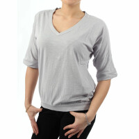 wawiHEROES BLAUER USA Damen T-Shirt ML in Grau