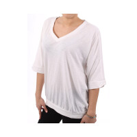 wawiHEROES BLAUER USA Damen T-Shirt ML in Weiß