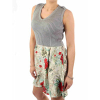 wawiHEROES BLAUER USA Damen Kleid ABITO in Grau/Geblümt