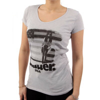 wawiHEROES BLAUER USA Damen T-Shirt MC in Stone