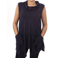 wawiHEROES BLAUER USA Damen Long-Top MODAL in Dunkelblau