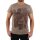 wawiHEROES BLAUER USA Herren T-Shirt MC in Braun
