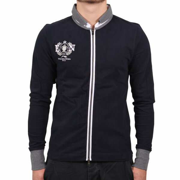 wawiHEROES ETIQUETA NEGRA Herren Sweatjacke ANGELO in Dark Blue