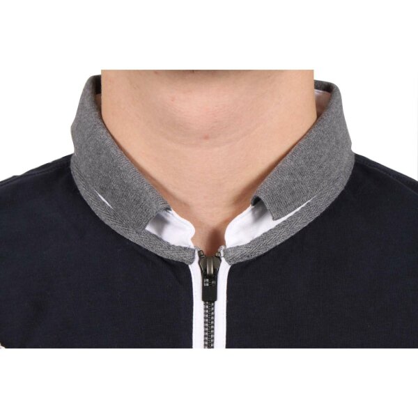 wawiHEROES ETIQUETA NEGRA Herren Sweatjacke ANGELO in Dark Blue