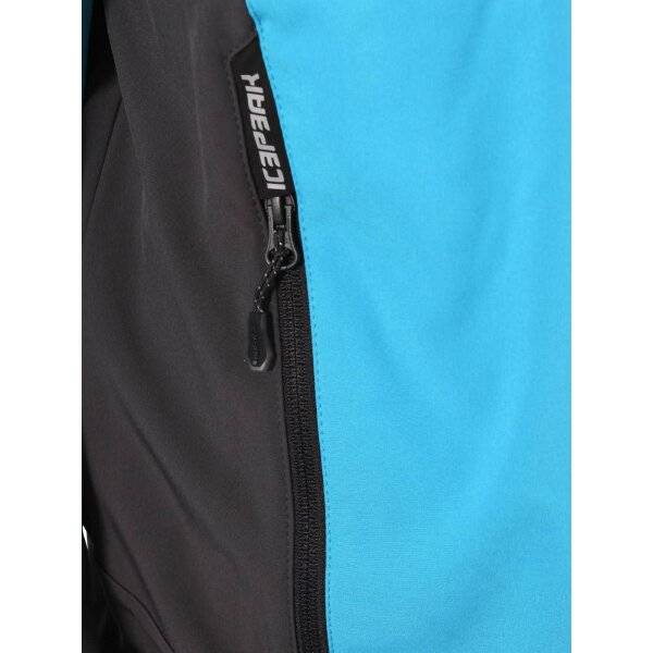 wawiHEROES ICEPEAK Herren Jacke Softshell KARL in Blau/Schwarz