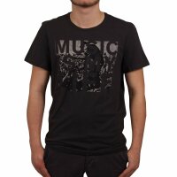 wawiHEROES RA-RE RAG RECYCLE Herren T-Shirt CLIFT in Schwarz