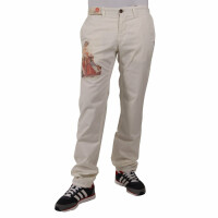 wawiHEROES INCOTEX Herren Hose GOOD LUCK in Creme