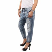 wawiHEROES RA-RE Damen Jeans VINTAGE-LUXURY in Light Blue