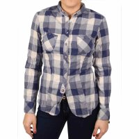 wawiHEROES RA-RE Damen Karobluse DANIELS CHARISSE in Blau