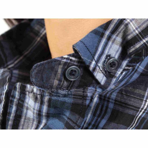 wawiHEROES RA-RE Damen Karobluse BORDEN in Blau