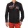 wawiHEROES PONTTO Herren Langarm Hemd MODERN FIT in Schwarz