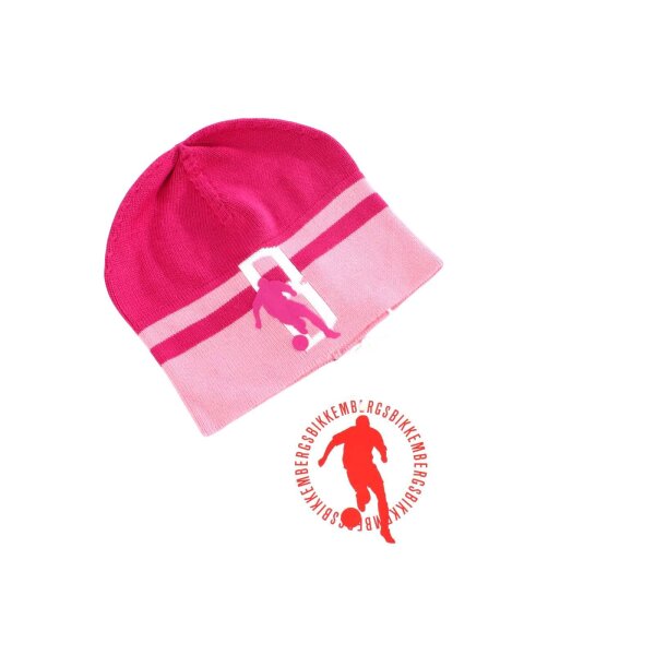 wawiHEROES BIKKEMBERGS Kinder Strickmütze CAPPELO Pink-Rosa