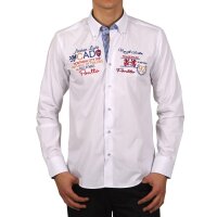 wawiHEROES PONTTO Herren Langarm Hemd MODERN FIT in...