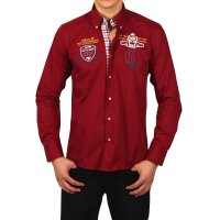 wawiHEROES PONTTO Herren Langarm Hemd MODERN FIT in...