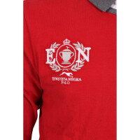 wawiHEROES ETIQUETA NEGRA Herren Sweatjacke ANGELO in Rot