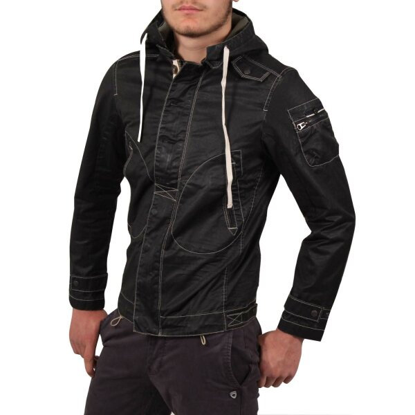 wawiHEROES RA-RE Herren Jacke Black Jack in Schwarz