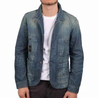 wawiHEROES RA-RE Herren Jeansjacke BARRYMORE in Blau