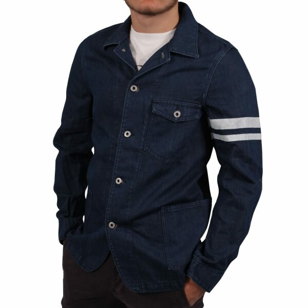 wawiHEROES RA-RE Herren Jeansjacke GIUBBOTTO in Blau