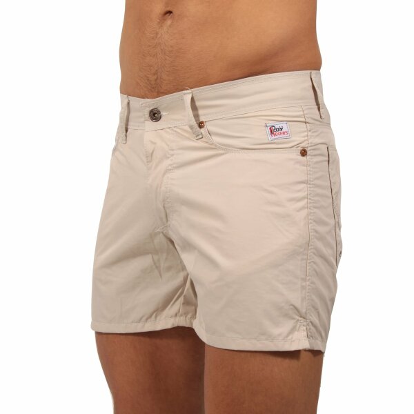 wawiHEROES ROY ROGERS Herren Bade Short SEVEN BELL in Beige
