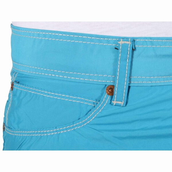 wawiHEROES ROY ROGERS Herren Bade Short SEVEN BELL in Azurblau